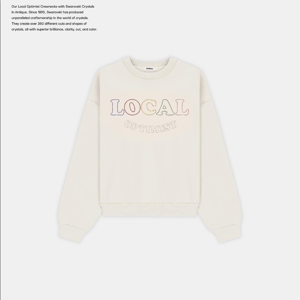 Madhappy X Swarovski Heritage/Local Optimist Sweatshirt